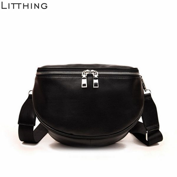 

litthing arrival fashion pure color women leather shell messenger shoulder bag bust bag crossbody money phone travel #new