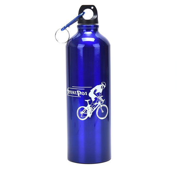 

750ml aluminum alloy sports water bottles cycling camping bicycle bike kettle outdoor riding sports kettle