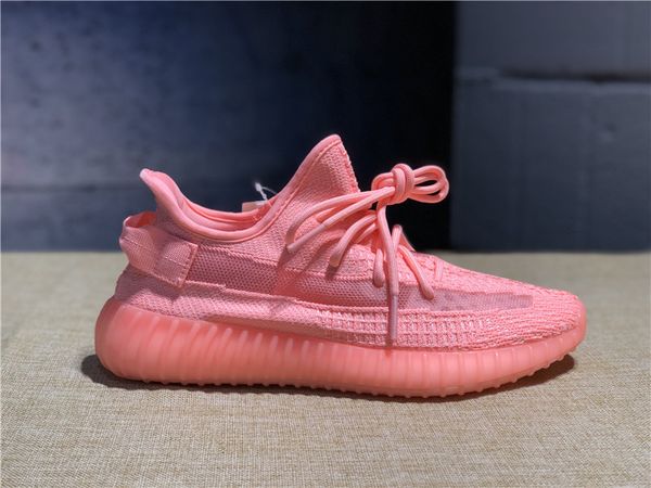

V2 Running Shoes Pink Static 3M True Form Hyperspace Clay GID Semi Frozen Yellow zebra Sesame Men Women Sports Shoes Sneakers Size 36-45