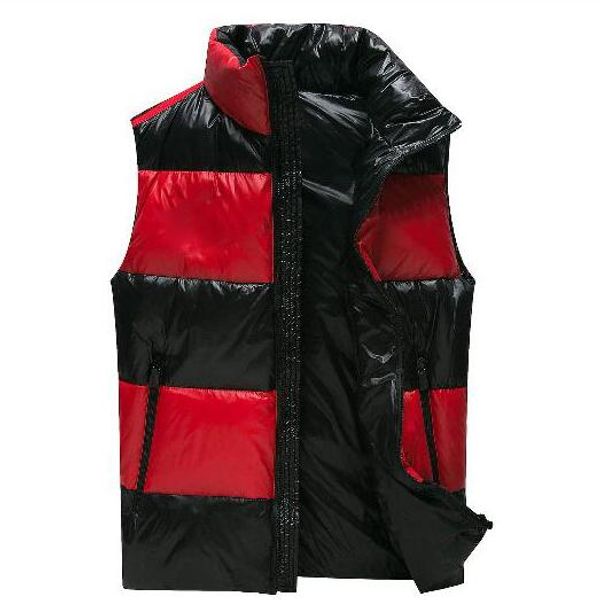 

luxury canada down vest mens winter jacket casual stand collar down coat men women outdoor warm parkas winter coats, Black;white