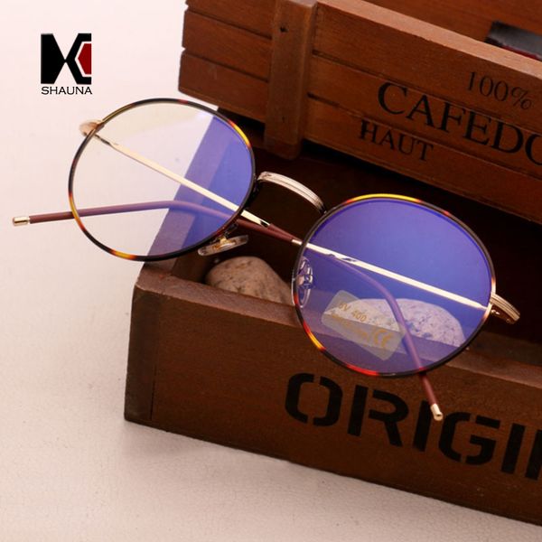 

shauna vintage women round glasses frame fashion men eyewear frames clear lens, Silver