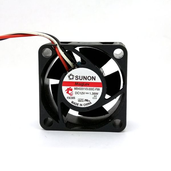 

new original mb40201vx-000c-f99 dc12v 1.38w 40*40*20mm 4cm alarm signal cooling fan fonsoning