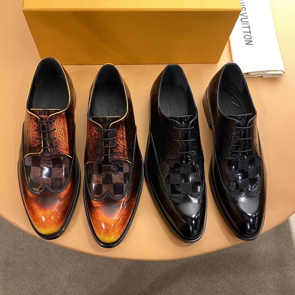 

new brand shoes for mens all appropriate popular luxury leather air basketball shoes fashion shoes,with original box,l1, Black