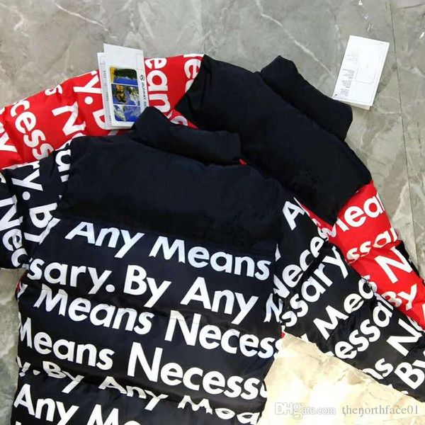 

by any means necessary down jacket mens langford parka men winter feather overcoat timeless style jacket removable real fur winter jacket, Black