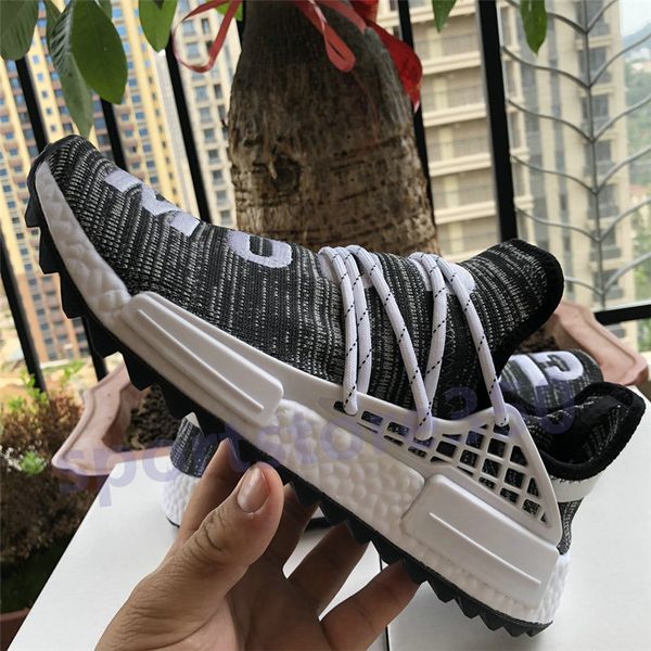 Human Race Noble Ink Crimson Men Running Shoes Pharrell Oreo Pale Nube Sun Glow Orange Red Women 