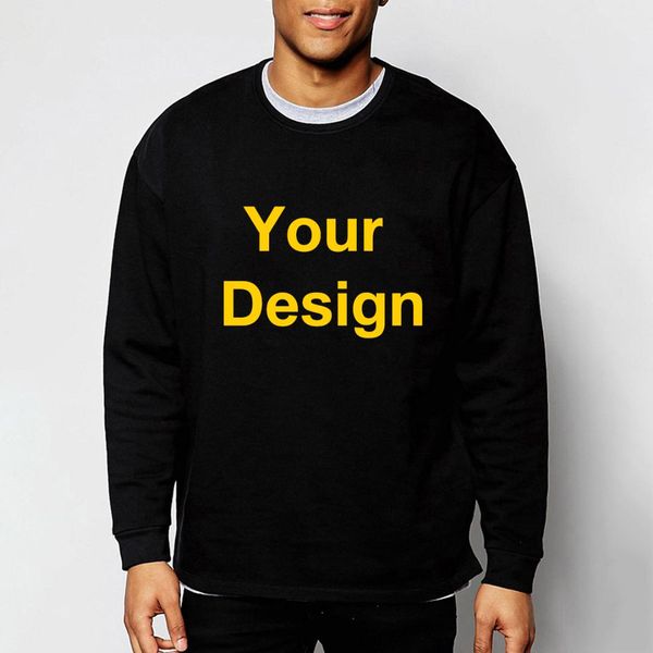 

customize your favorite pictures in sweatshirts, Black