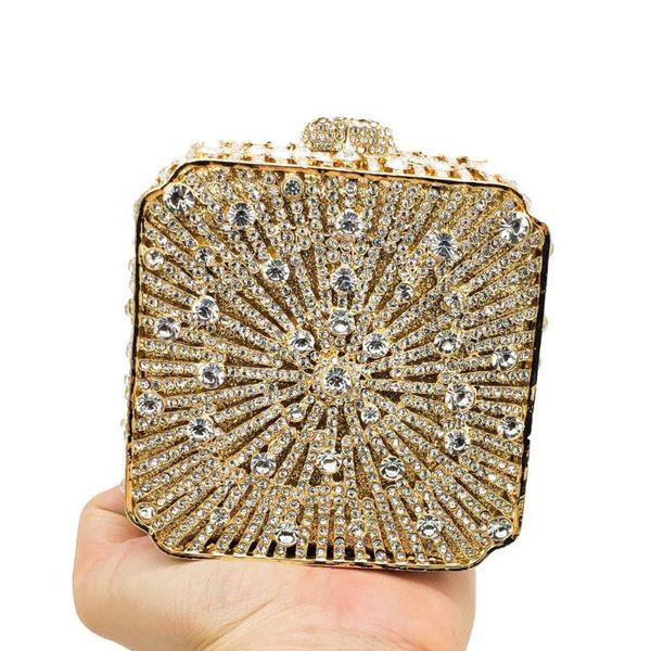 

crystal women evening box clutch bag wedding bridal handbags and purses ladies party clutch