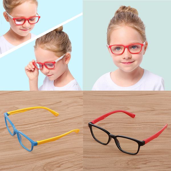 

2 шт детская мода анти-синий свет пляж очки для глаз мальчик девочка подарок