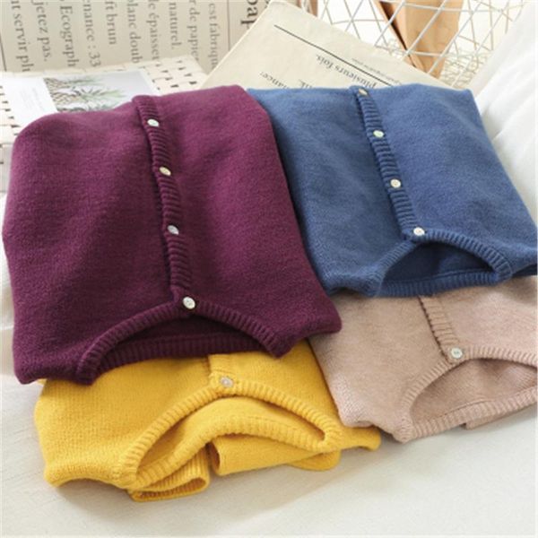 

women's knits & tees o neck single breasted thick knit cardigans sweater women spring autumn 7 colors long sleeve slim pull femme coat, White