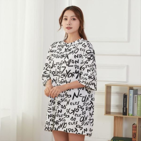 

fashion brand women's 2020 short-sleeved t-shirt female students loose midi ins1688 fashion brand women's 2020 short-sleeved t-shi, White