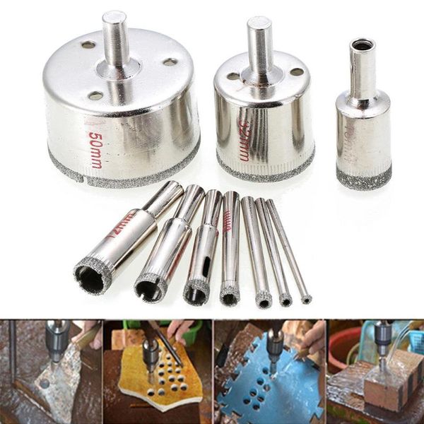 

marble tile kit drill bit drill accessories easy replacement lasting durable ceramic wood working nickel plated grass 3-50mm