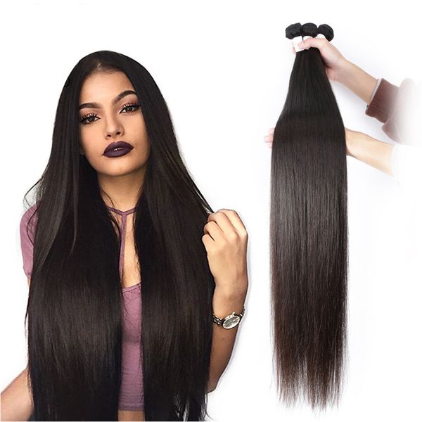 Yibeilu 8a Malaysian Straight Hair 100 Virgin Human Hair Bundles