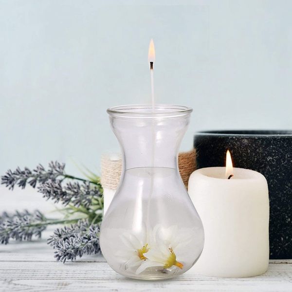 

150pcs natural candle wicks, 50pcs 8 inch 6 4 low smoke candles