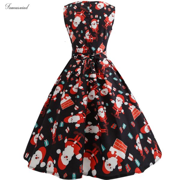 

clothing women casual dress vestidos elegant christmas print dresses a line vintage dress fashion plus size designer clothes, Black;gray