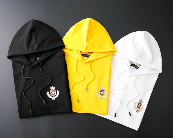 

2019 men's explosion hoodie light fleece sweatshirt fashion print hooded pullover street style men's sportswear, Black;brown