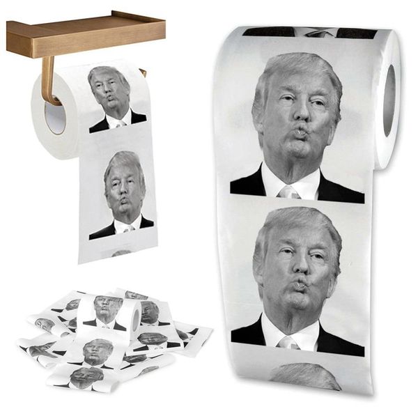 

2020 funny toliet paper trump toilet raw roll papers selling novelty gag gift creative paper towels