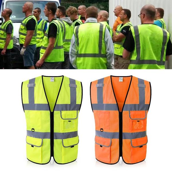 

mounchain outdoor cycling reflective vest for environment sanitation workers safety cycling vreathable fluorescent vest s/m/l, Black