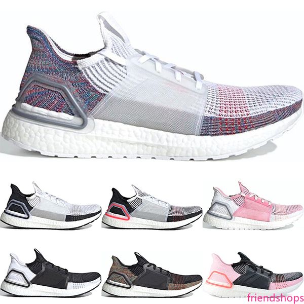 

2019 ultra 19 men women running shoes oreo refract true pink black white multi-color ultra mens trainers sports sneakers 36-45