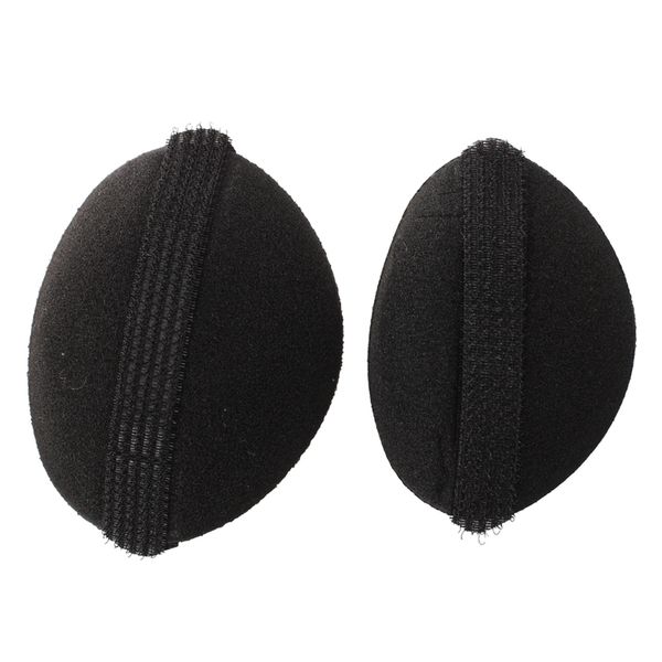 

new-2x hair lift volume bumpits styling bump up insert princess sponge pad, Brown