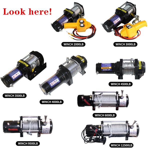 

car electric winch 12v electric winch 2000-12000lb car