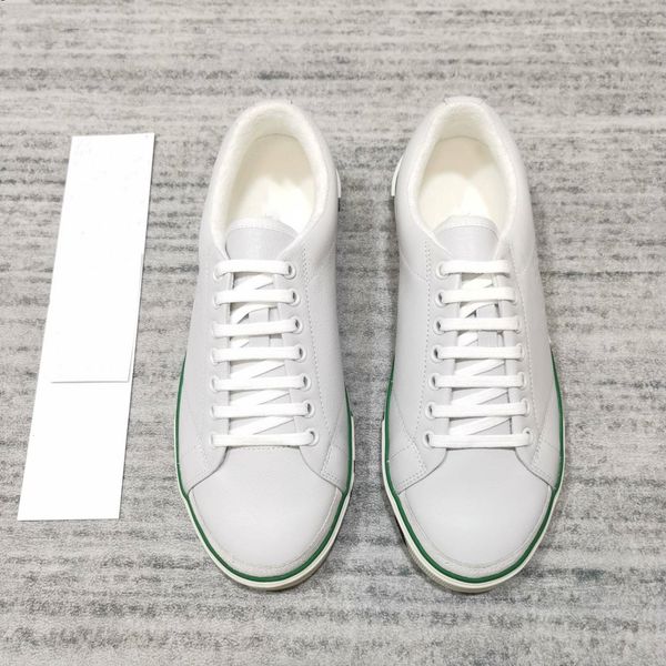 

2019 new designer women/men shoes white/black genuine leather flat bottom ing