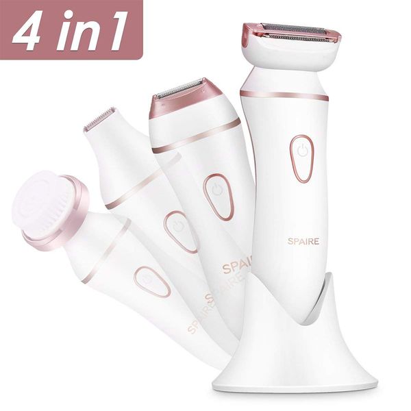 

ipx7 waterproof multi-part trim smooth and painless lady electric shaver fine eyebrows washing instrument without box