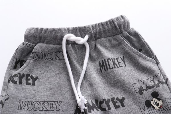 

jargazol корейского baby boy короткого мультфильм микки printed лето малыши детская одежда пляжных дети хлопок мальчики шорты, Black