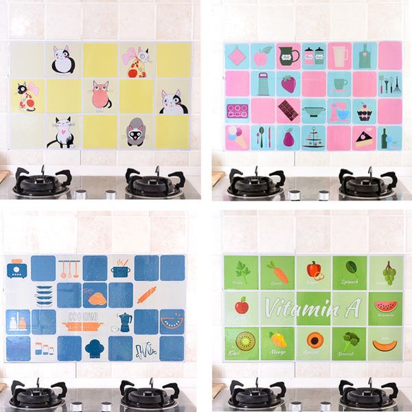 

waterproof anti-oil self adhesive wall stickers paper for kitchen use