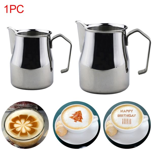

craft stainless steel milk drinks frothing coffee barista pitcher latte jug other dinnerware