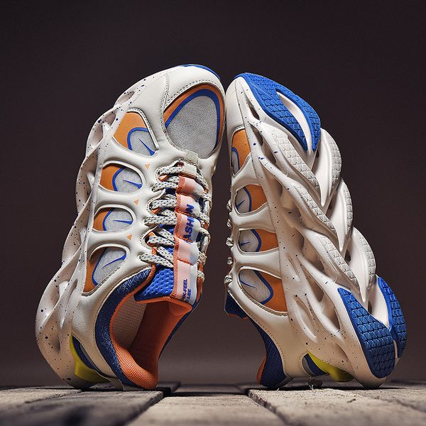 

2019 new men running shoes men breathable mesh non-slip sneakers personality youth trend street shoe boy casual wild sports shoe