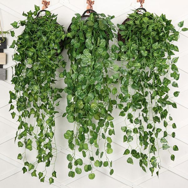 2019 96cm Artificial Vines Garland Greenery Wedding Backdrop Decor 3d Lifelike Plants Fl Wall Hand Diy Decorations From Shutie 34 03