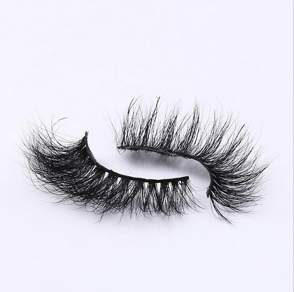 

hbzgtlad 1 pair 3d mink eyelash 100% real handmade crossing lashes