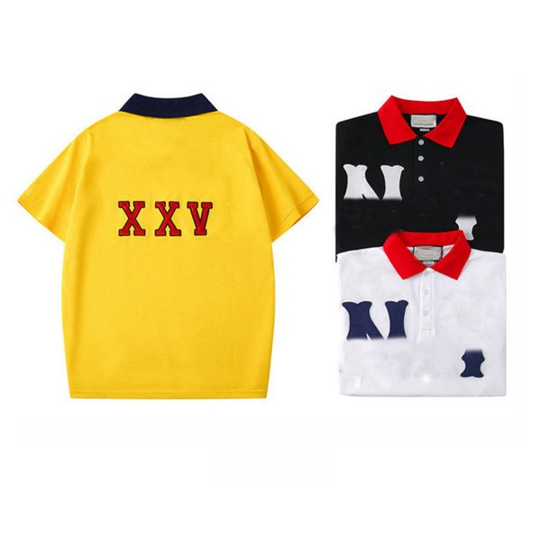 

2020 designer mens polo shirts new brand polos summer short sleeve breathable casual brand polo fashion male jogger short sleeves size s 2xl, White;black