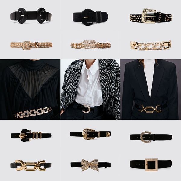 

2020 новый урожай boho блестящая harajuku пояс для женщин аксессуары modis ремни геометрические charm ремни цепную оптом, Slivery;golden