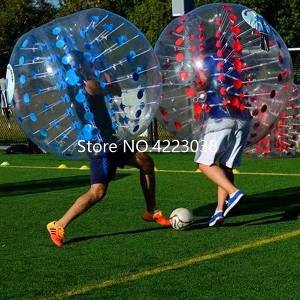 Kostenloser Versand 1,5 m Aufblasbare Blase Fußball Blase Fußball Zorb Ball Blase Fußball Aufblasbare Menschliche Hamster Ball Bumper Ball