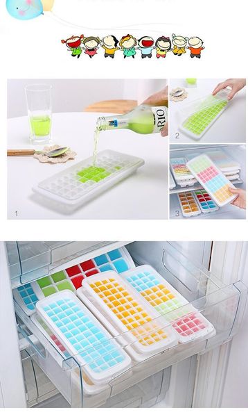 

60 корпуса mini лоток для льда малый силиконовый icy блок прессформы pp ice mold с крышкой крышка diy для бар крем вина коктейль