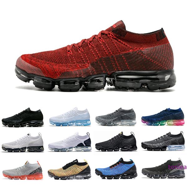 

команда red вязать 1.0 2,0 3,0 mens кроссовки fly тройной белый черный наследство подушка тренер мужской женщин спортивные кроссовки