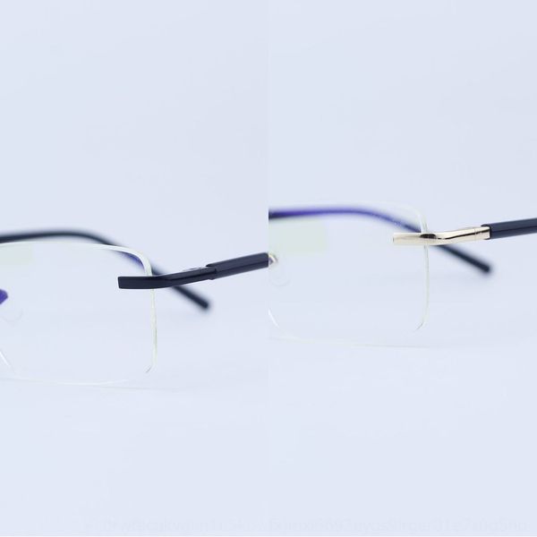 

frameless business metal and women's frame casual glasses myopia glasses frame women's myopia 8719, Silver