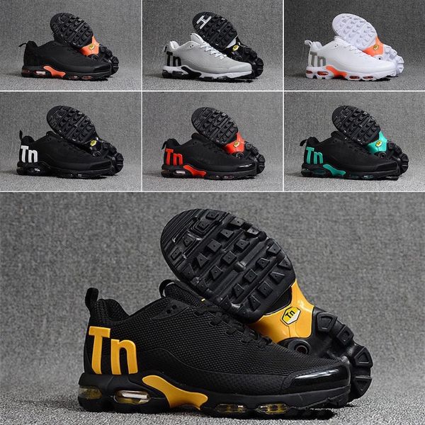 

wholesale 2019 new design mens tn casual shoes plus chaussures hommes breathable basket tn requin noir zapatillaes