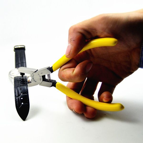 

professional watch repair watchband puncher machine watch straps pliers punching forcep tape punch belt perforator hand tools