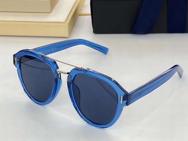 

blue/blue pilot sunglasses sonnenbrille 2020 fashion sunglasses gafas de sol de shades new with box, White;black