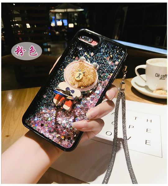 

прозрачный мягкий чехол для iphonex 2019 прекрасный мишка тпу чехлы для iphone 67 8 плюс модный чехол с подставкой под осень