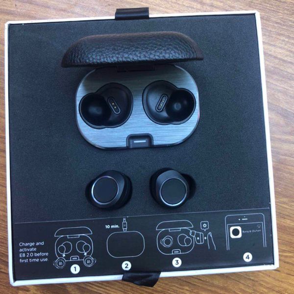 

2019 new beo play e8 2 0 in ear wirele earphone headphone with mic headphone with retail package
