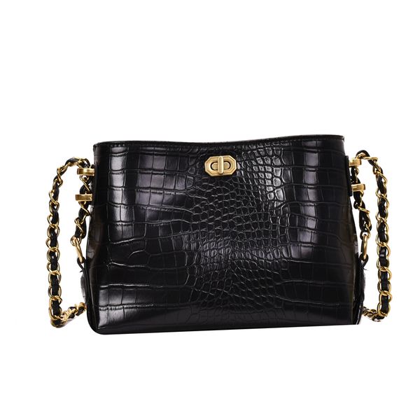 

bag fashion handbag 2020 women's bag pu leather crocodile messenger wallet