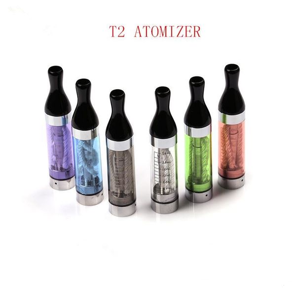 

DHL эга Kanger T2 Распылитель E сигареты No-Течь T2 Tank Clearomizer с заменой Катушки Evod Эго-с Twist батареи Vape Pen Kit