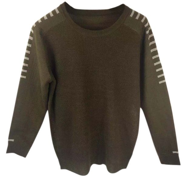 

new autumn winter men's sweater men's o-neck solid color casual sweater slim fit brand knitted female pullovers, White;black