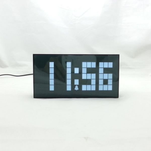 

led digital electronic alarm clock function indoor electronic deskclock for office home