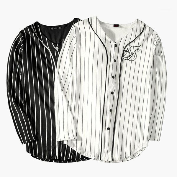 

collar shirt designer striped print mens shirts letter print fashion natural color shirts long sleeve turn down, White;black