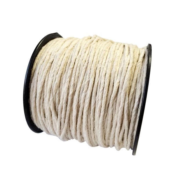 

100 meters 100% natural pure cotton rope braided twisted string cord twine sash 2mm