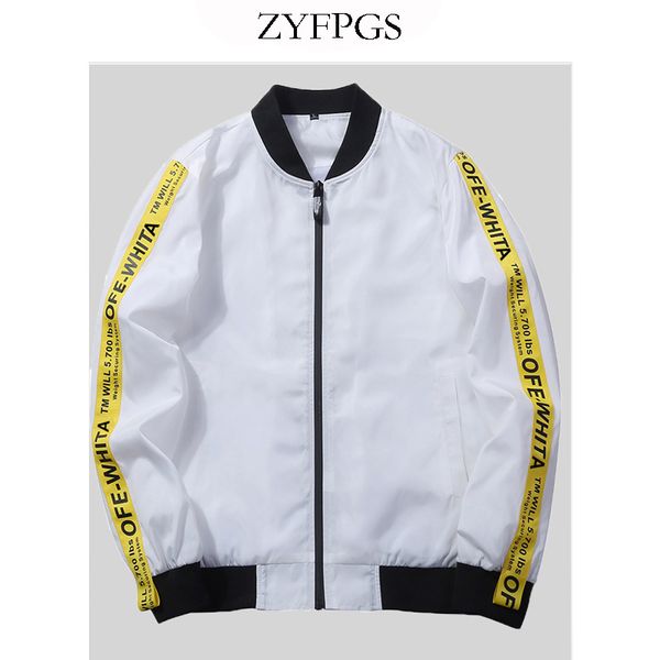 

zyfpgs 2018 bomber zipper jacket men pilot jacket coat men's autumn 5xl plus sizecoat men hip hop outwear streetwear 84, Black;brown
